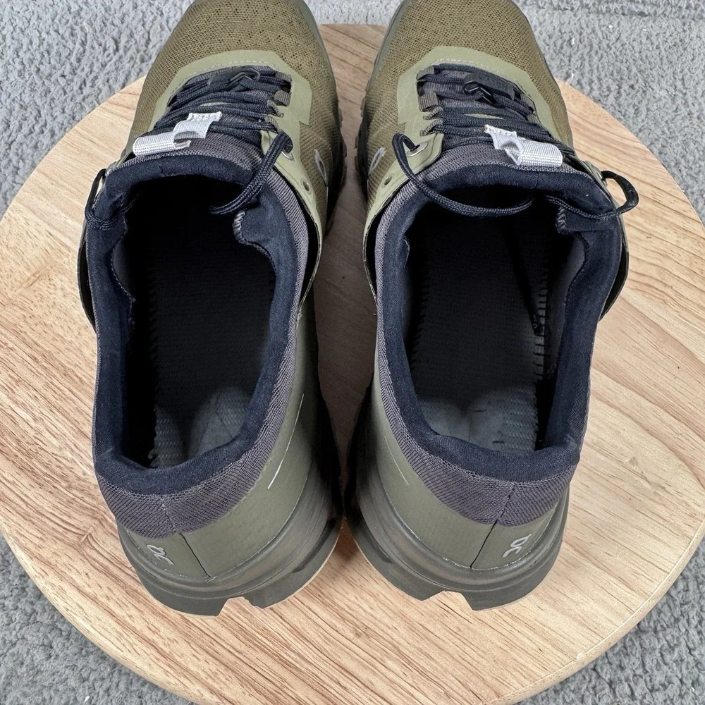 On Cloudultra Mens Size 12 Olive Green Trail Running Hiking Shoes NO INSOLES